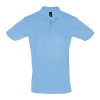 POLO PIQUÉ M/M 3 BOT PERFECT MEN 11346 AZUL CÉU �